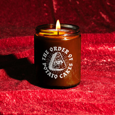 The Order of Potato Cakes Sanctioned Candle