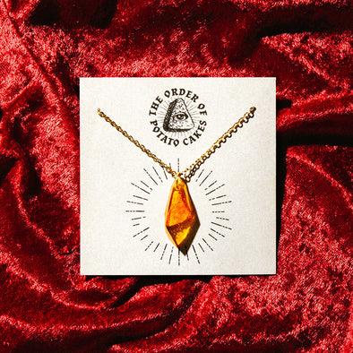 The Order of Potato Cakes Sanctioned Amber Necklace