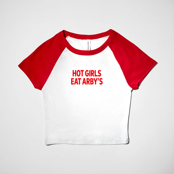 Hot Girls Eat Arby's Crop Top