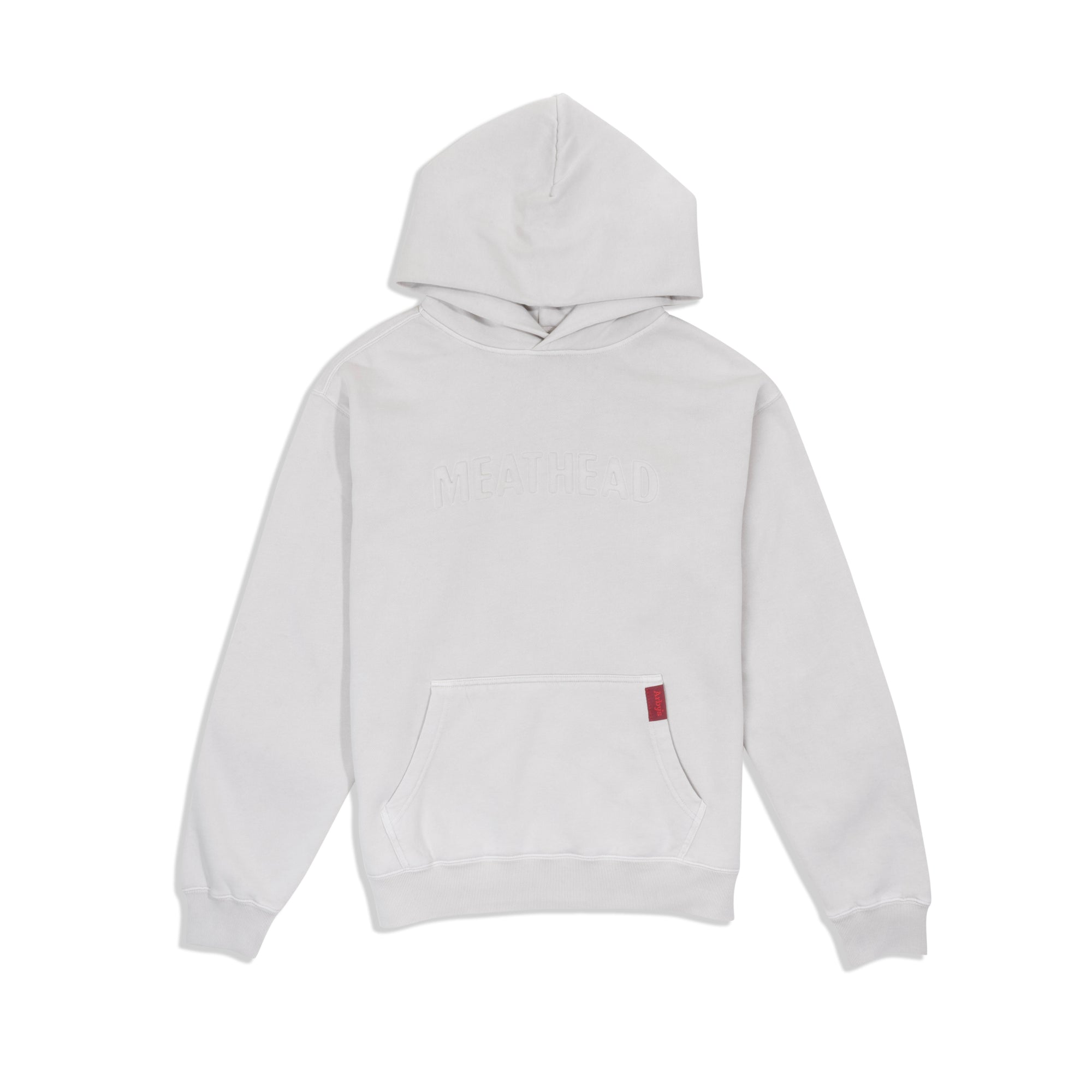 Embossed Meathead Hoodies - Cream