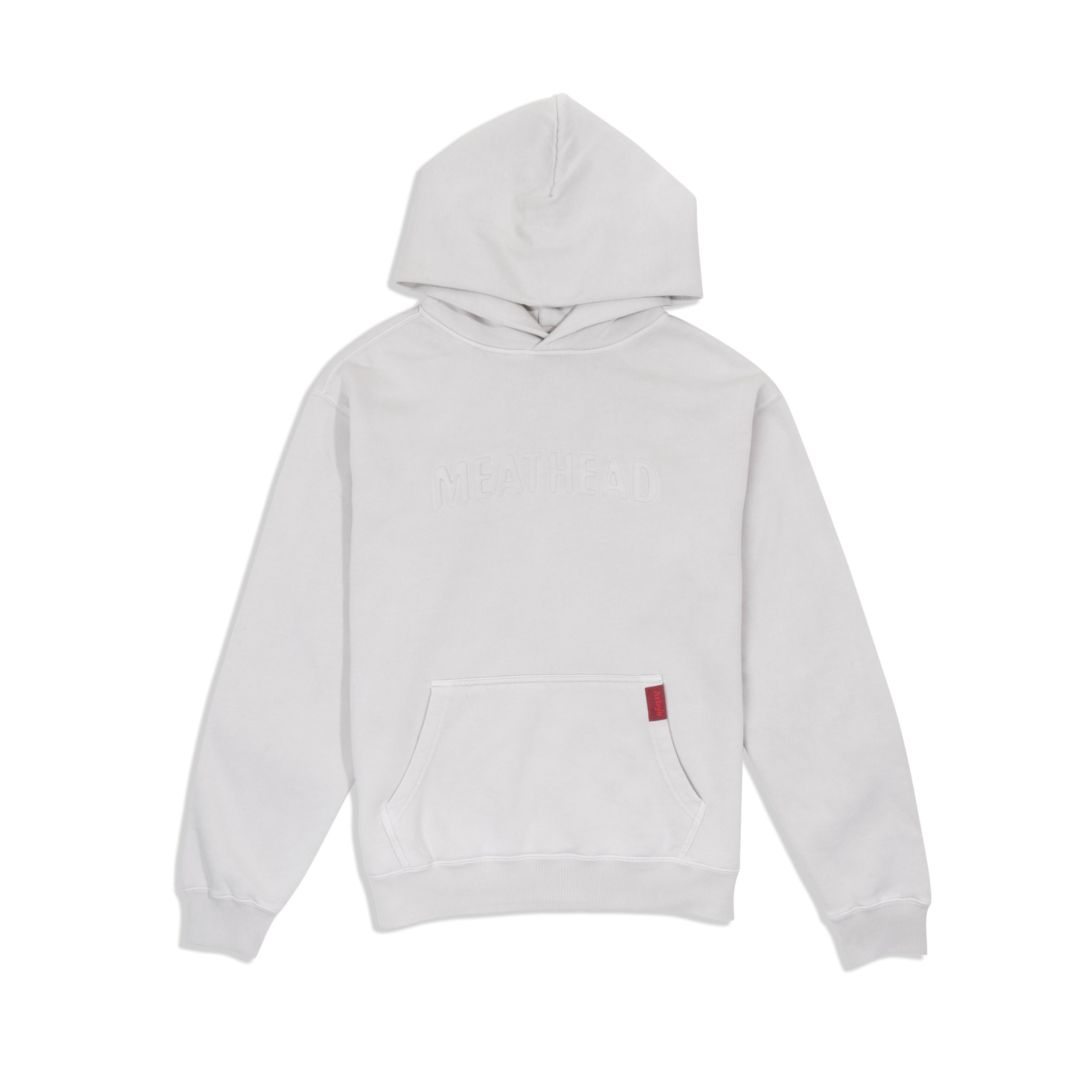 Embossed Meathead Hoodies - Cream