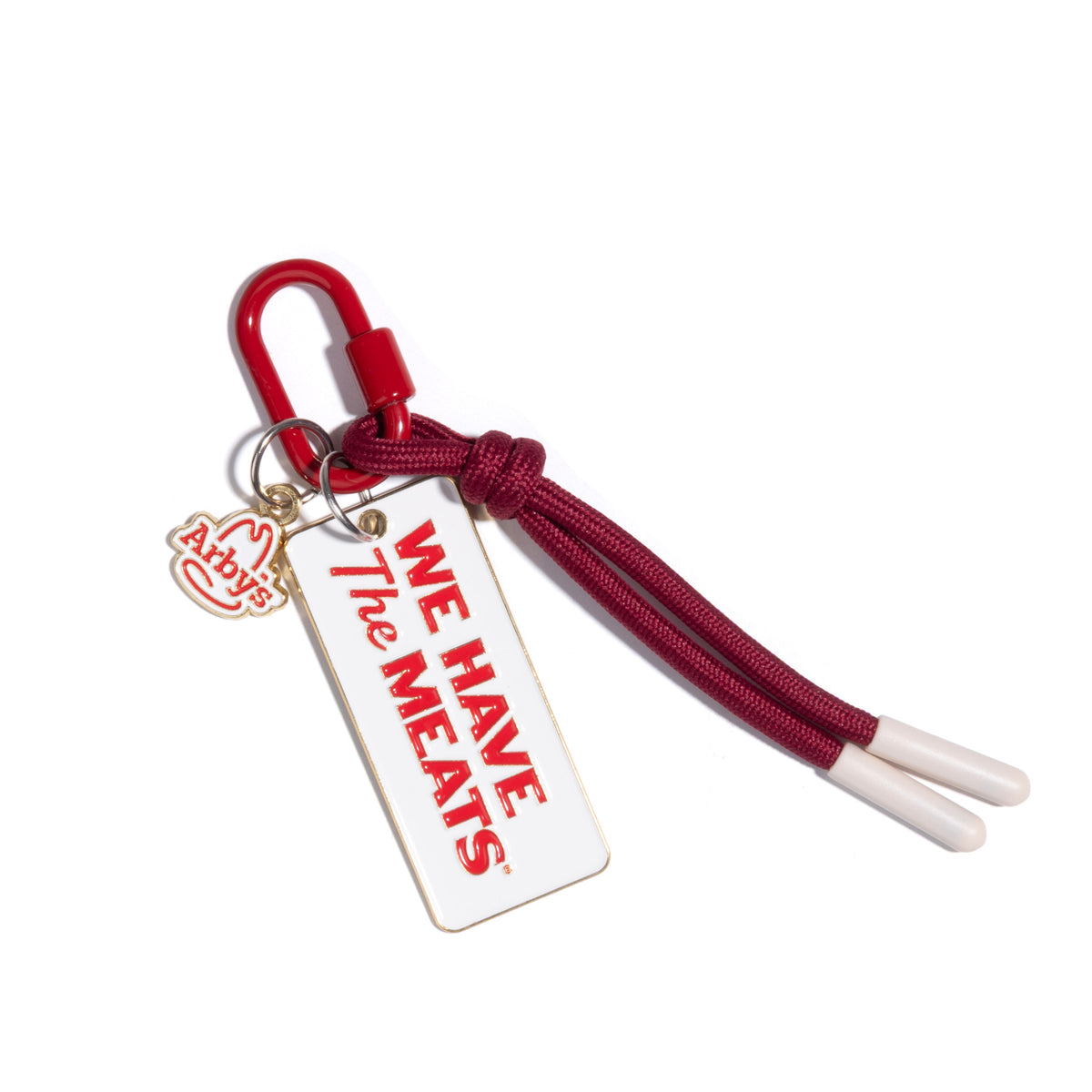 Carabiner Keychain - White