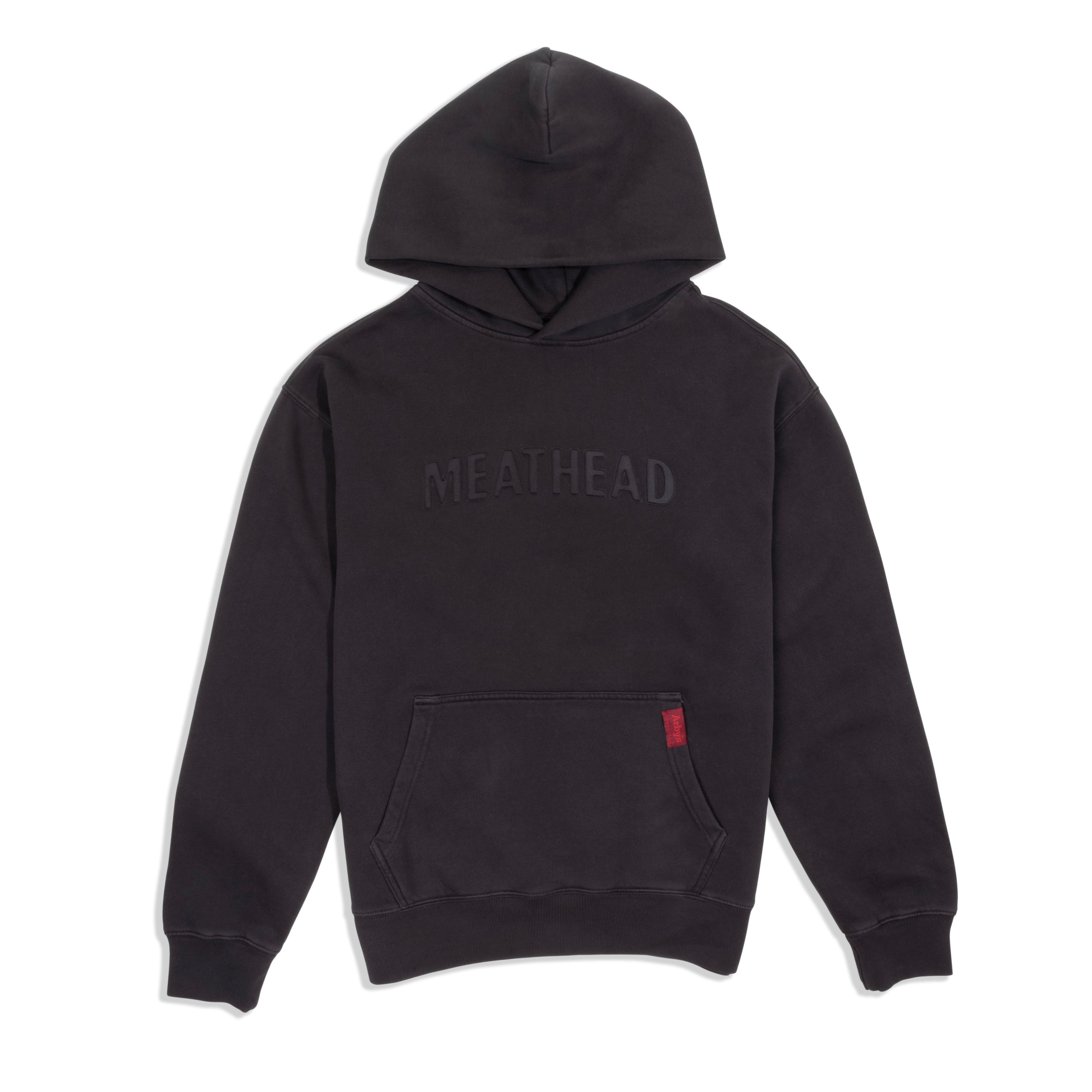 Embossed Meathead Hoodies - Charcoal