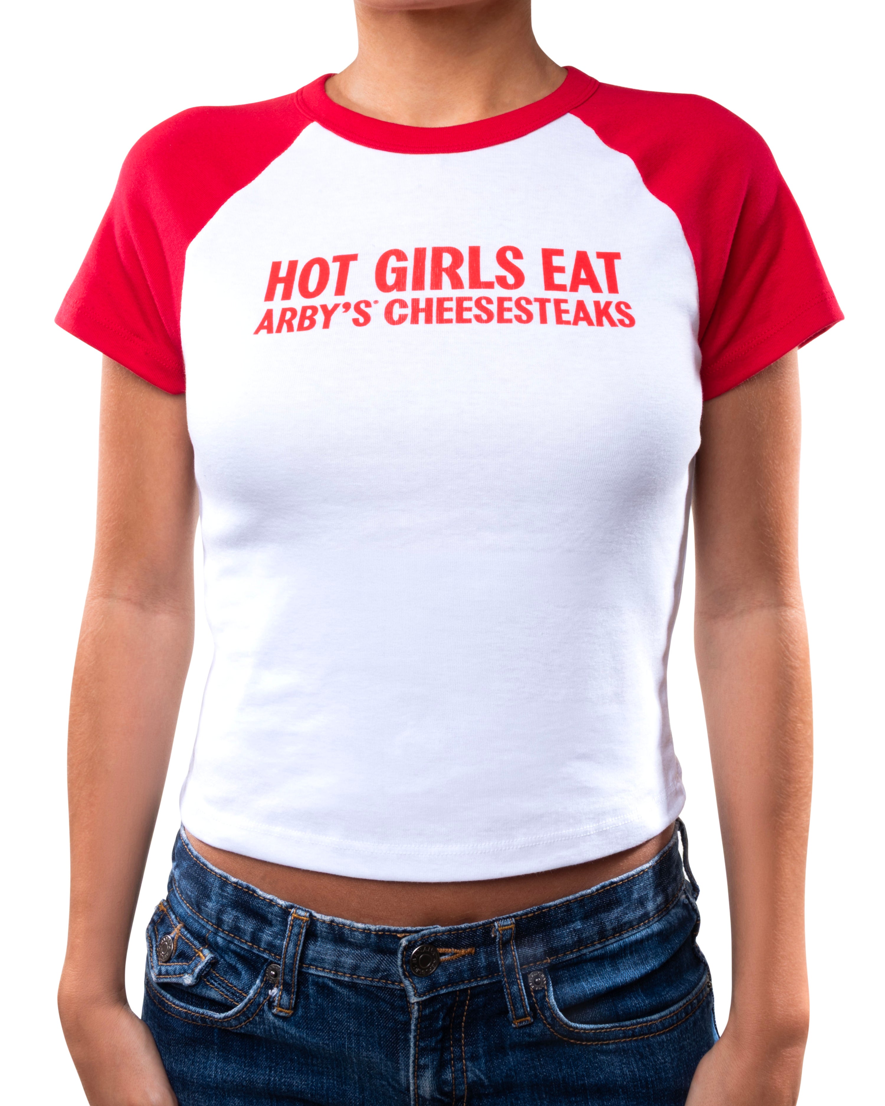 Women's Cropped Ringer Tee