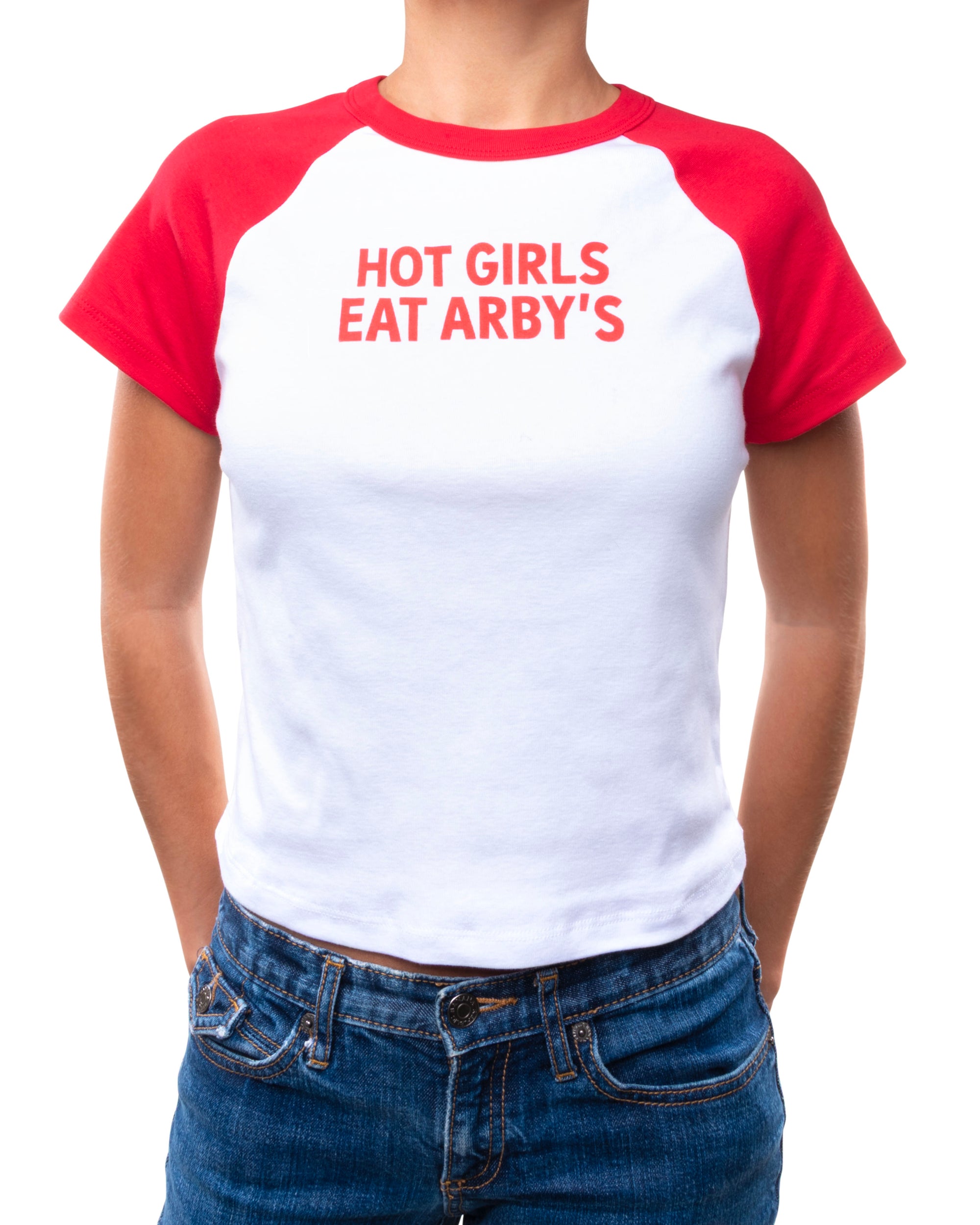 Hot Girls Eat Arby's Crop Top