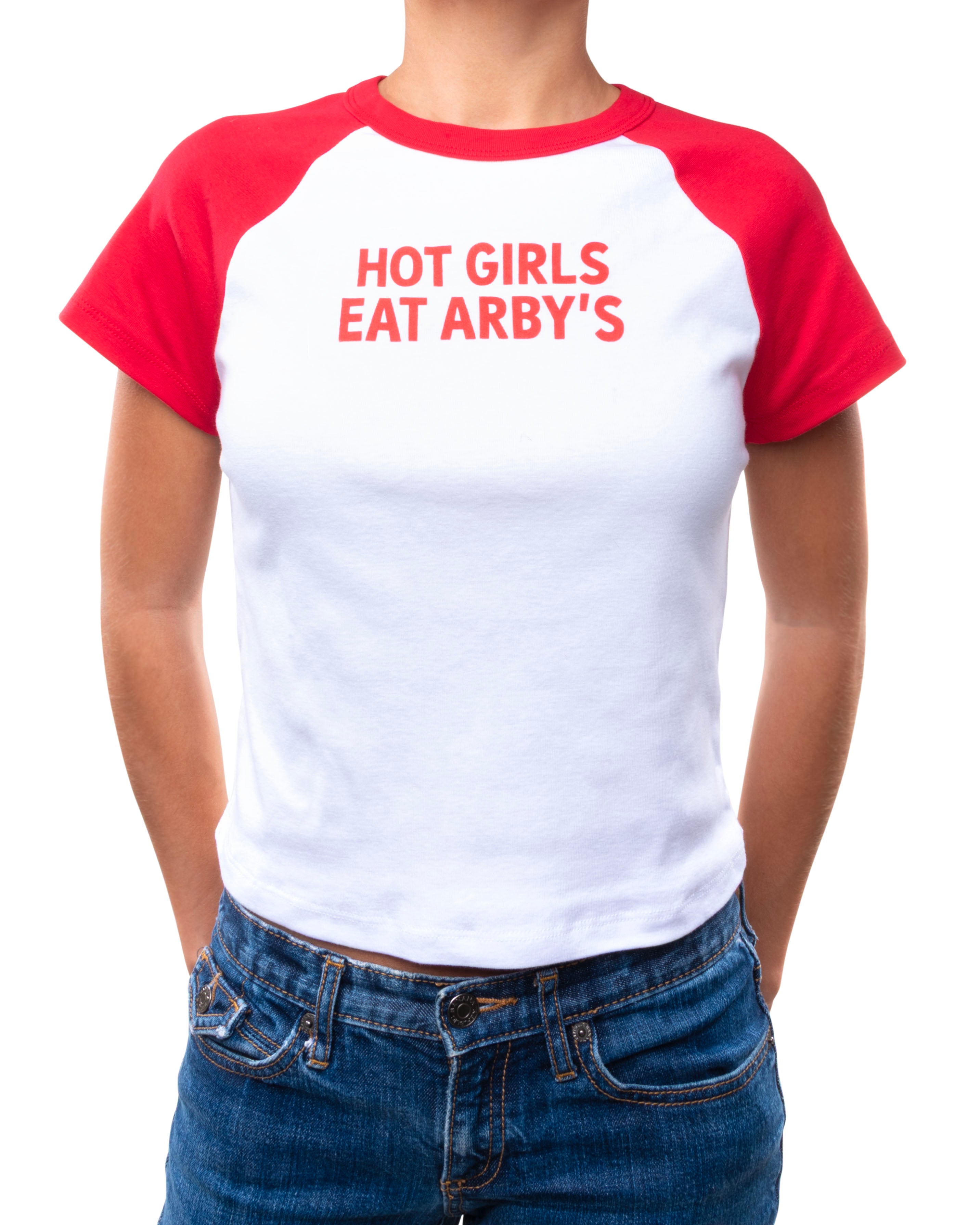 Hot Girls Eat Arby's Crop Top