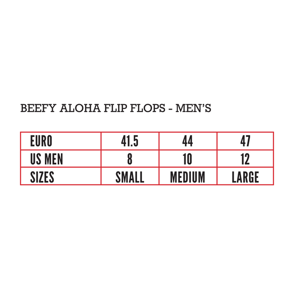 Beefy Aloha Flip Flops-Men's