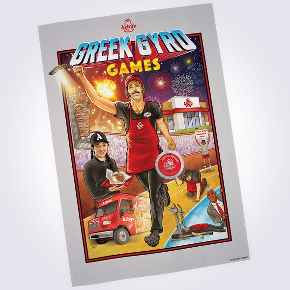 Greek Gyro Games Poster